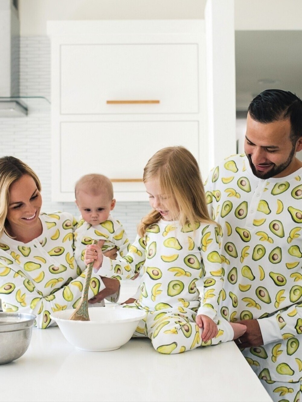 Hart + Land Avocado Novelty Print Pajama Henley Top XXL Pima Cotton